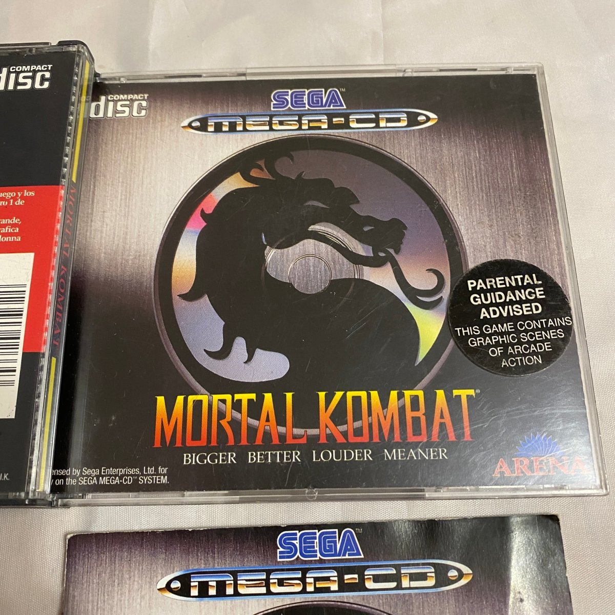 Buy Mortal Kombat Sega mega cd game complete -@ 8BitBeyond Buy Mortal Kombat Sega mega cd game complete -@ 8BitBeyond